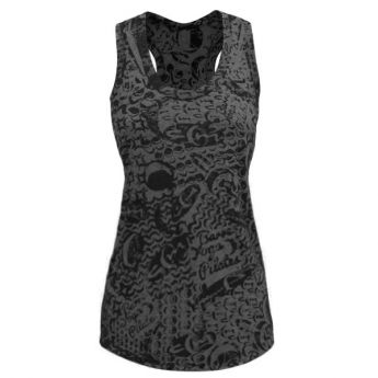 Women’s Graffiti Tank (Gray/Black)