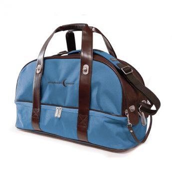 Overnighter Bag (Blue / Brown)