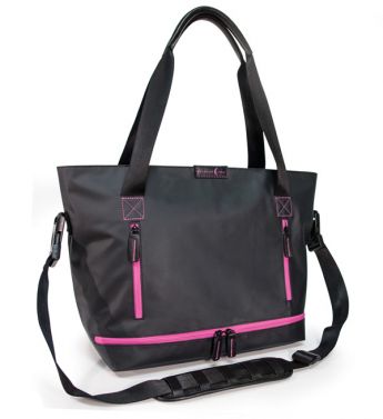 Crescent Moon Studio Tote (Black/Violet)